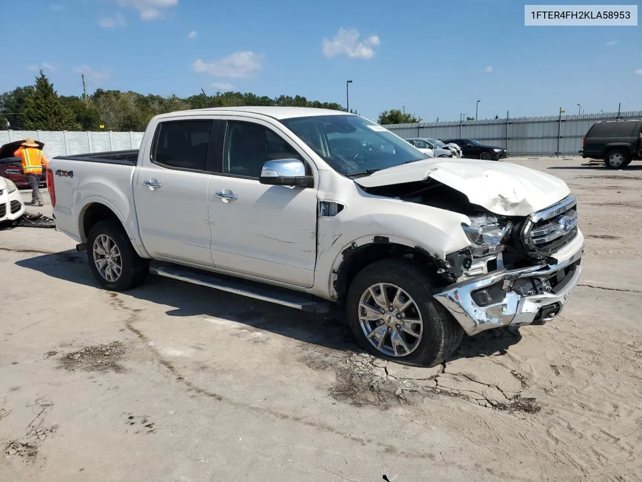 2019 Ford Ranger Xl VIN: 1FTER4FH2KLA58953 Lot: 77909494