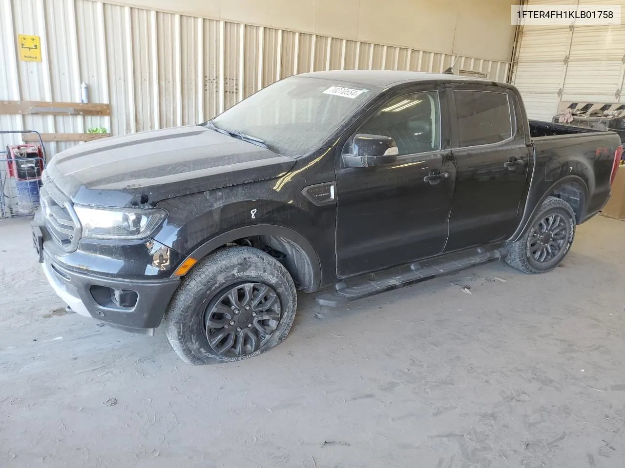 2019 Ford Ranger Xl VIN: 1FTER4FH1KLB01758 Lot: 78276554