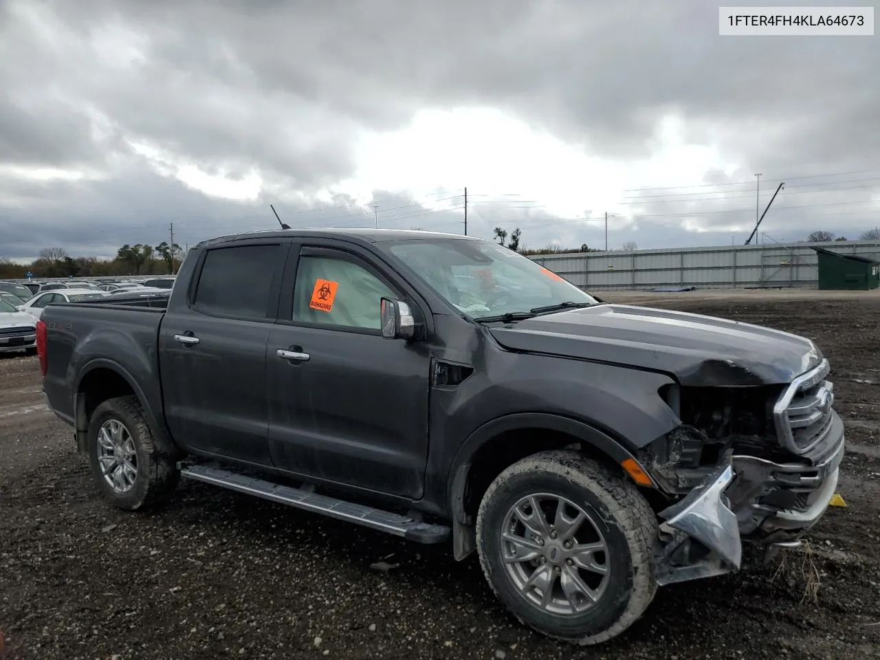 2019 Ford Ranger Xl VIN: 1FTER4FH4KLA64673 Lot: 78642214