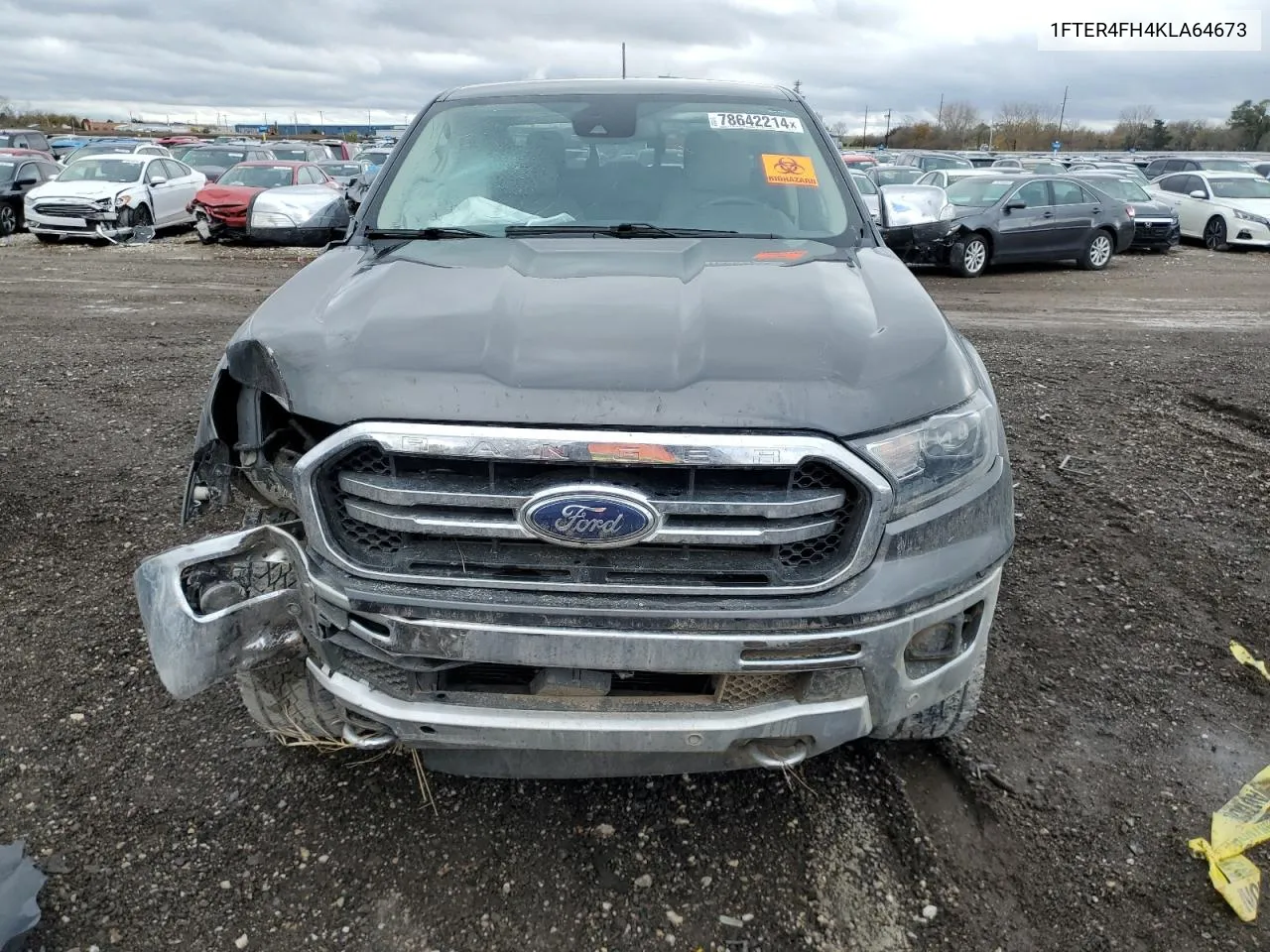 2019 Ford Ranger Xl VIN: 1FTER4FH4KLA64673 Lot: 78642214