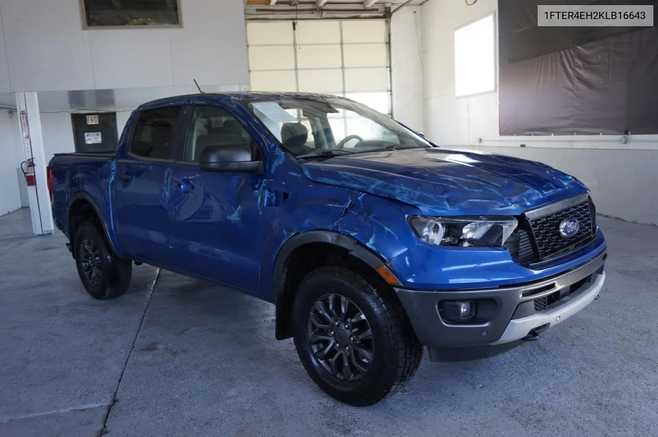 2019 Ford Ranger Xl VIN: 1FTER4EH2KLB16643 Lot: 78695134