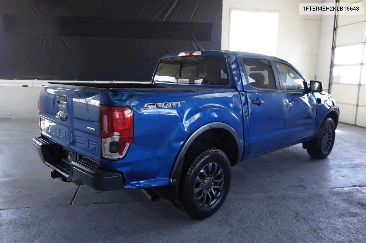 2019 Ford Ranger Xl VIN: 1FTER4EH2KLB16643 Lot: 78695134