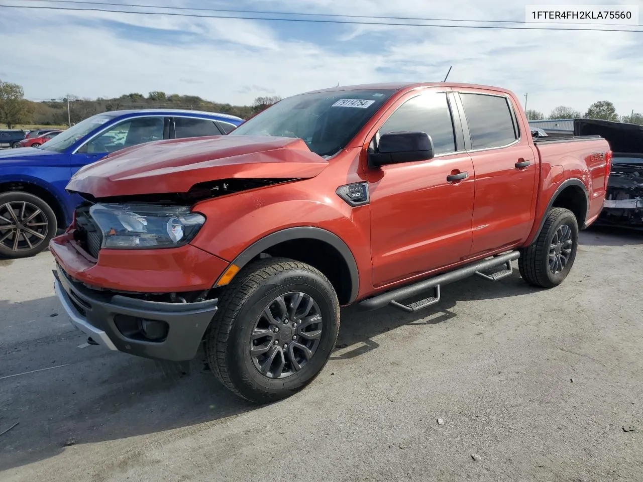 2019 Ford Ranger Xl VIN: 1FTER4FH2KLA75560 Lot: 79114754