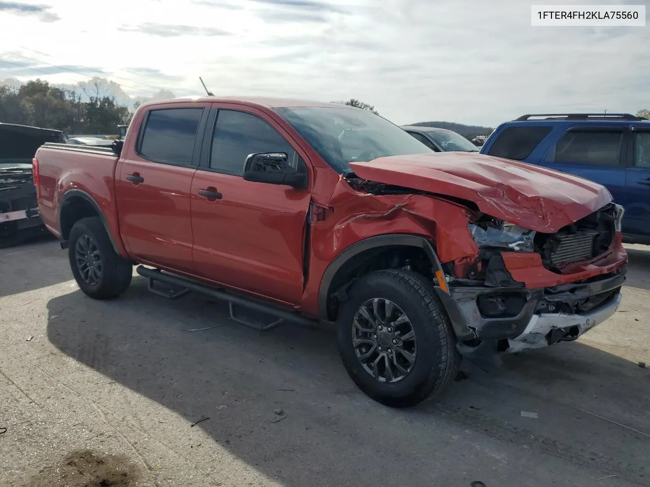 2019 Ford Ranger Xl VIN: 1FTER4FH2KLA75560 Lot: 79114754