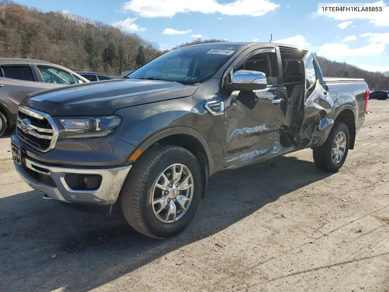 2019 Ford Ranger Xl VIN: 1FTER4FH1KLA85853 Lot: 80437114