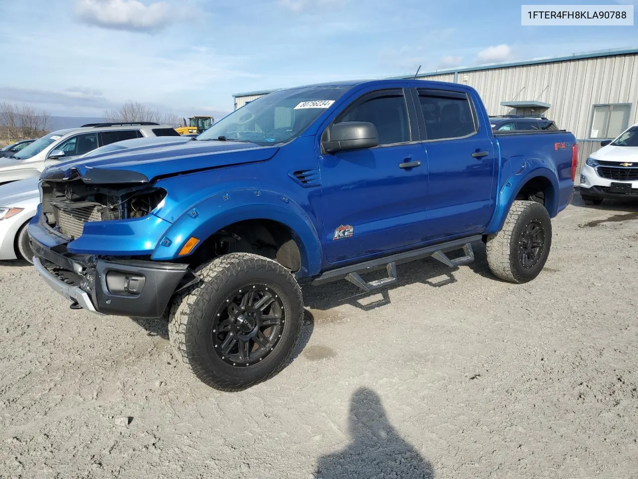 2019 Ford Ranger Xl VIN: 1FTER4FH8KLA90788 Lot: 80756234