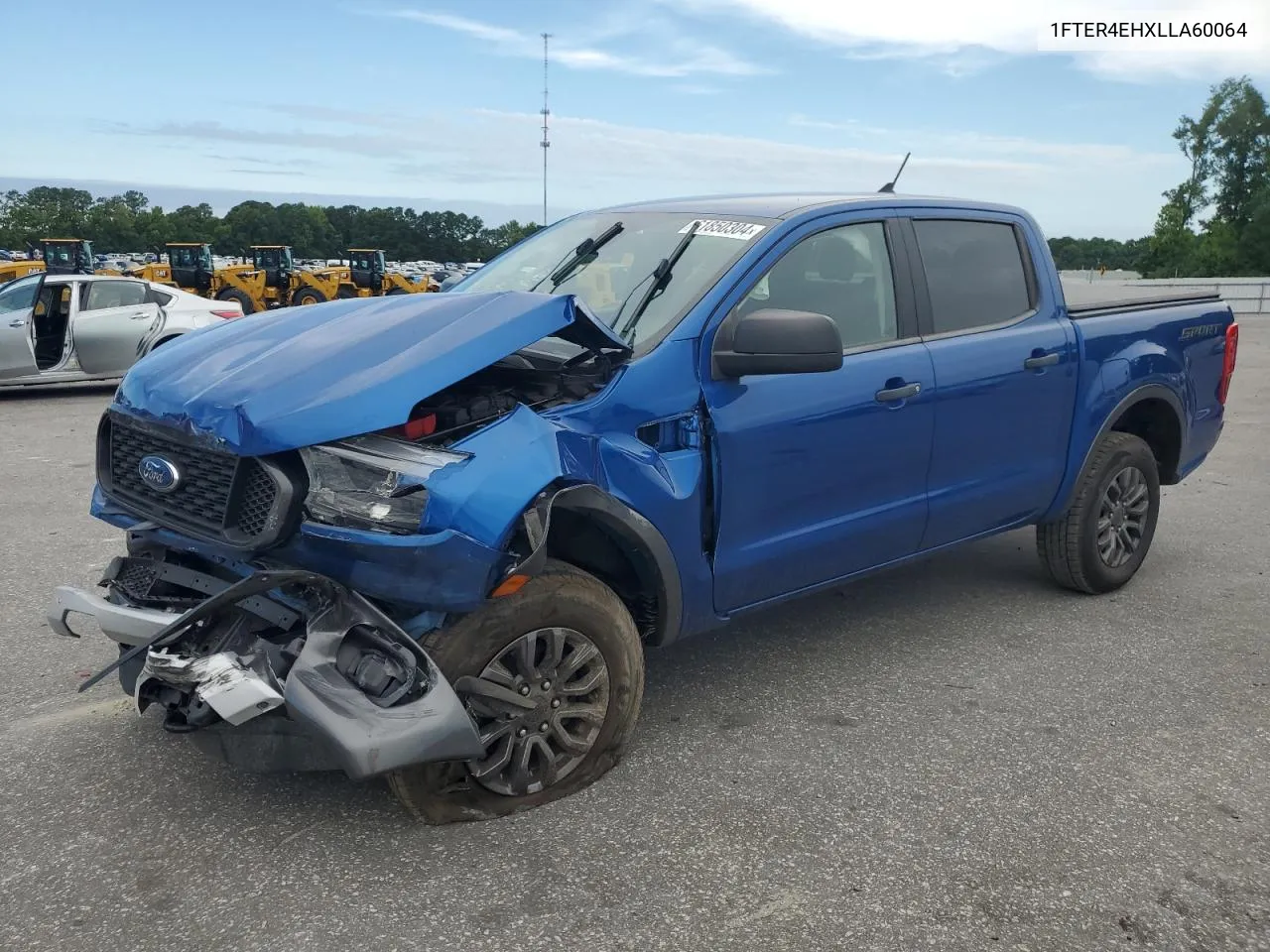 2020 Ford Ranger Xl VIN: 1FTER4EHXLLA60064 Lot: 61850304