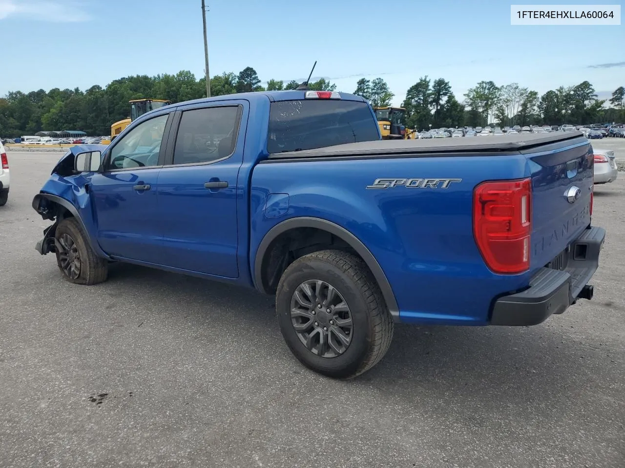 2020 Ford Ranger Xl VIN: 1FTER4EHXLLA60064 Lot: 61850304