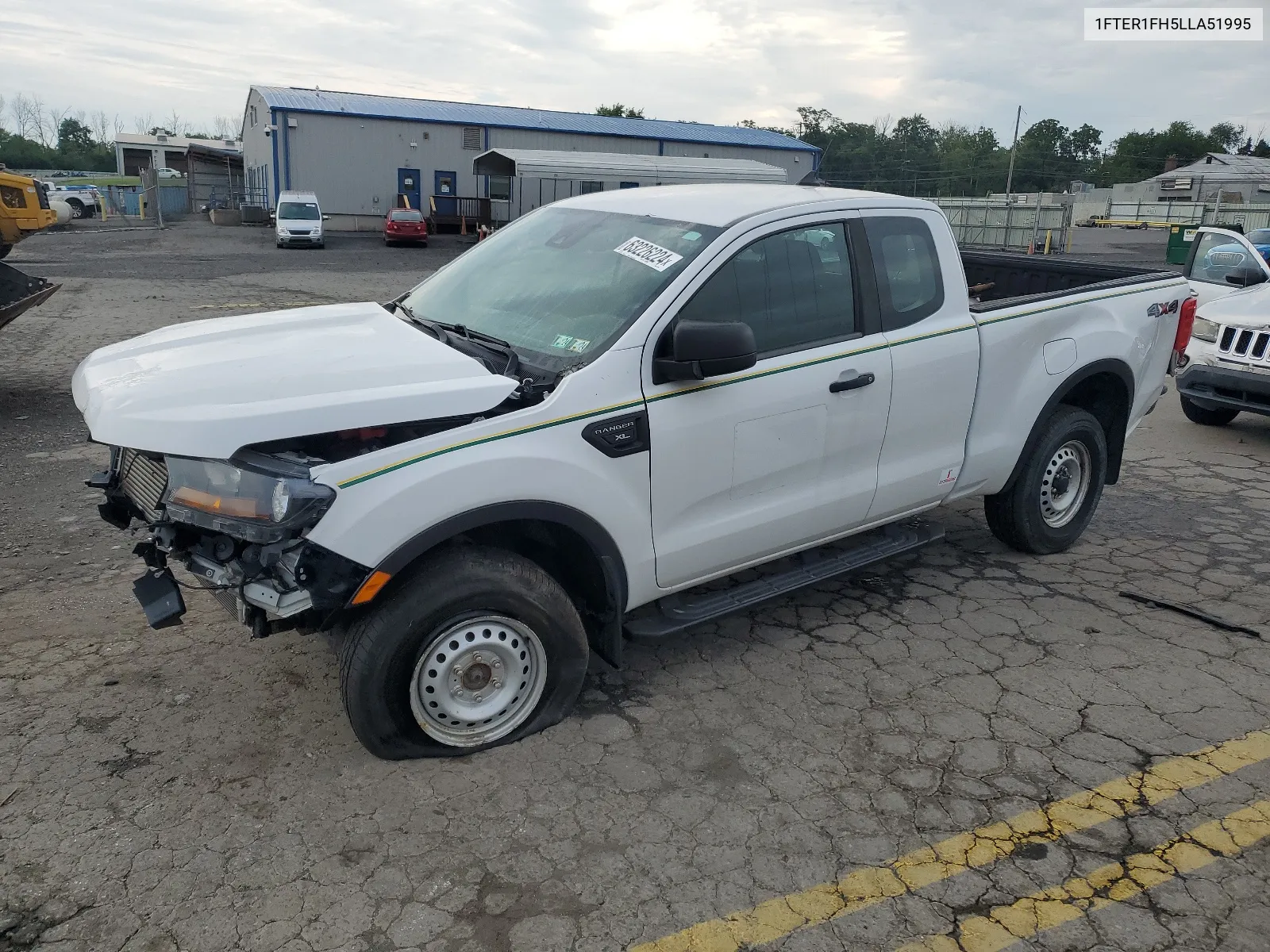 2020 Ford Ranger Xl VIN: 1FTER1FH5LLA51995 Lot: 63226224