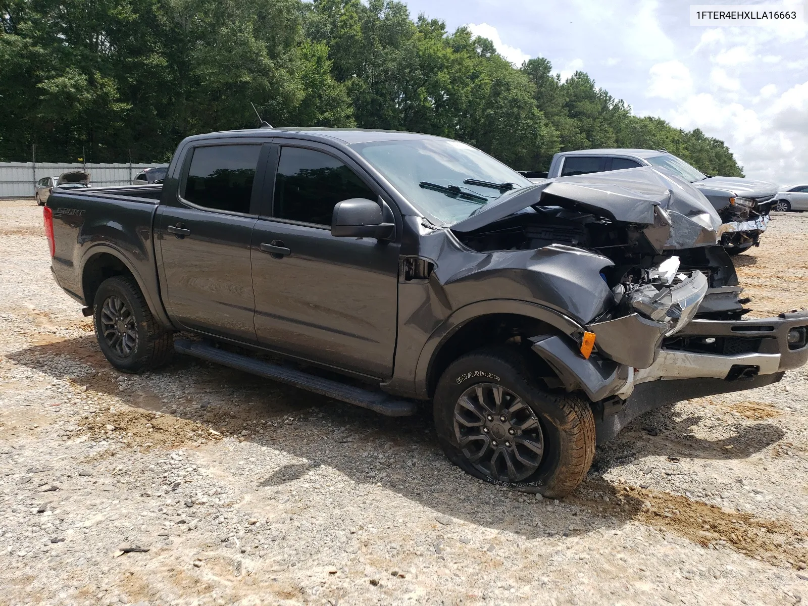 2020 Ford Ranger Xl VIN: 1FTER4EHXLLA16663 Lot: 64566044