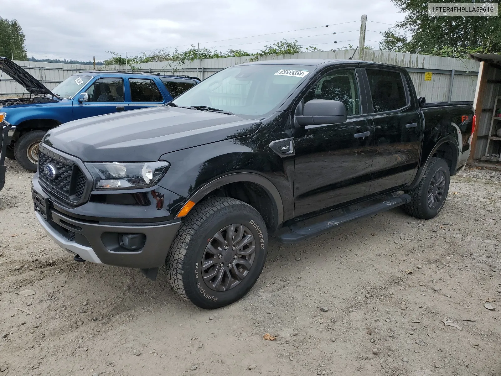 2020 Ford Ranger Xl VIN: 1FTER4FH9LLA59616 Lot: 65669094