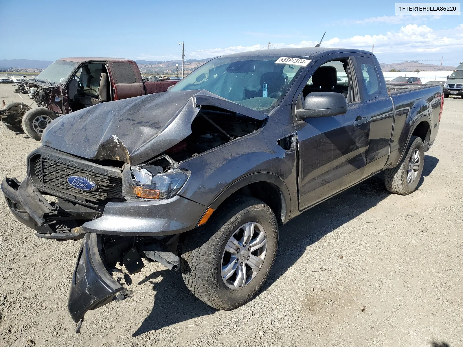 2020 Ford Ranger Xl VIN: 1FTER1EH9LLA86220 Lot: 66897304