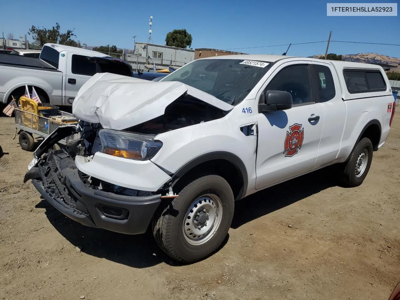 2020 Ford Ranger Xl VIN: 1FTER1EH5LLA52923 Lot: 68521574