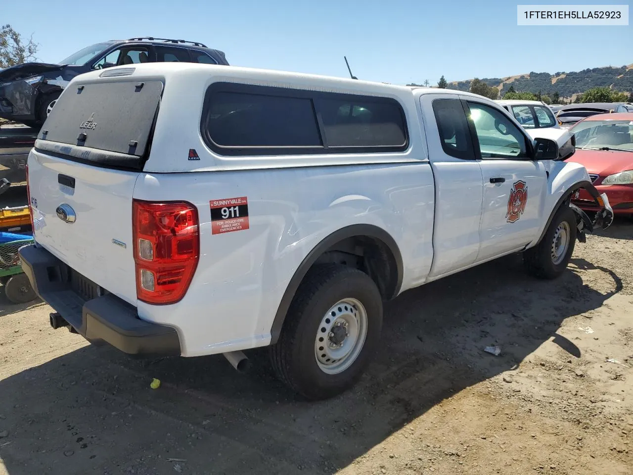 2020 Ford Ranger Xl VIN: 1FTER1EH5LLA52923 Lot: 68521574