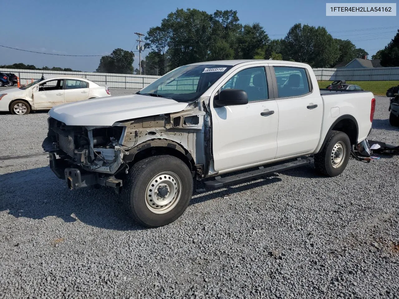 2020 Ford Ranger Xl VIN: 1FTER4EH2LLA54162 Lot: 68663514