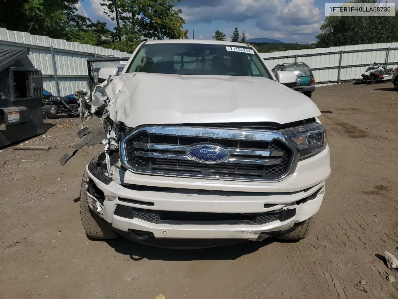 2020 Ford Ranger Xl VIN: 1FTER1FH0LLA68736 Lot: 71155244