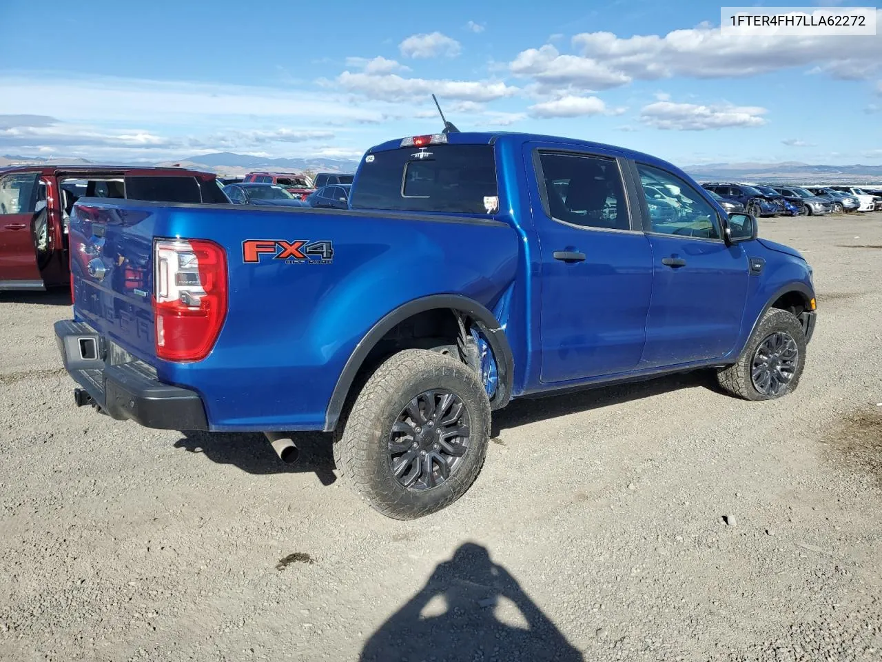 2020 Ford Ranger Xl VIN: 1FTER4FH7LLA62272 Lot: 72596294