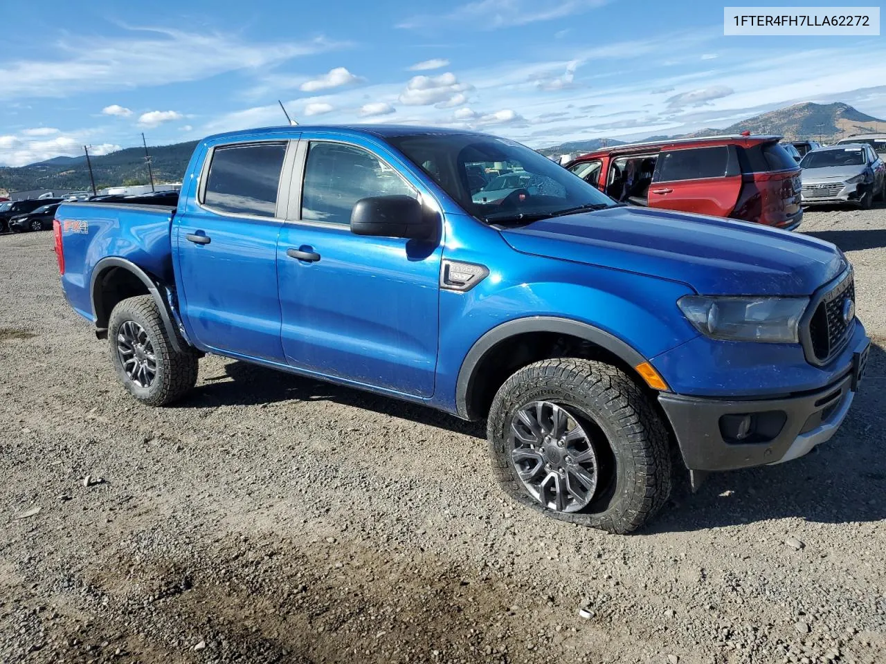 2020 Ford Ranger Xl VIN: 1FTER4FH7LLA62272 Lot: 72596294