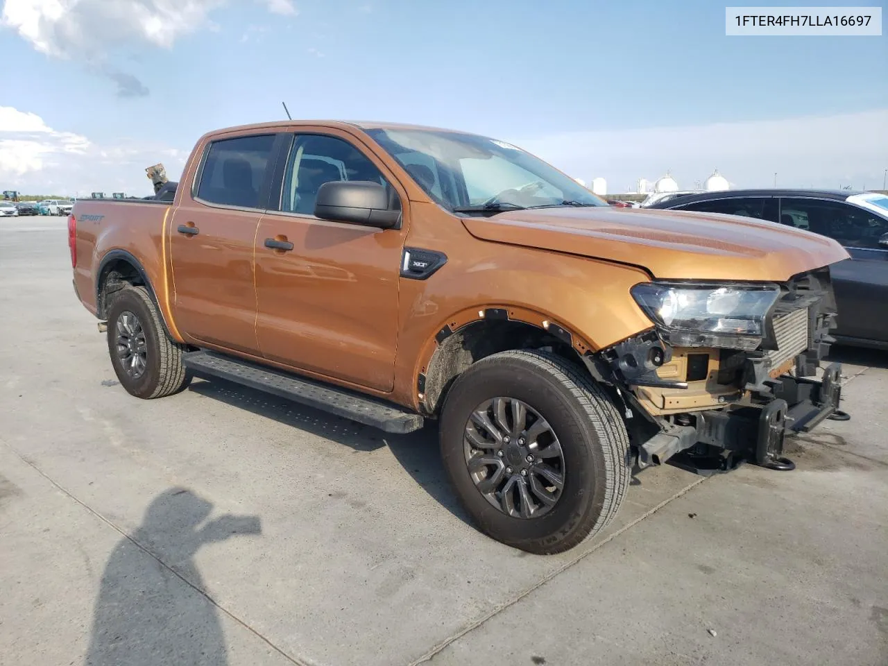 2020 Ford Ranger Xl VIN: 1FTER4FH7LLA16697 Lot: 73139864