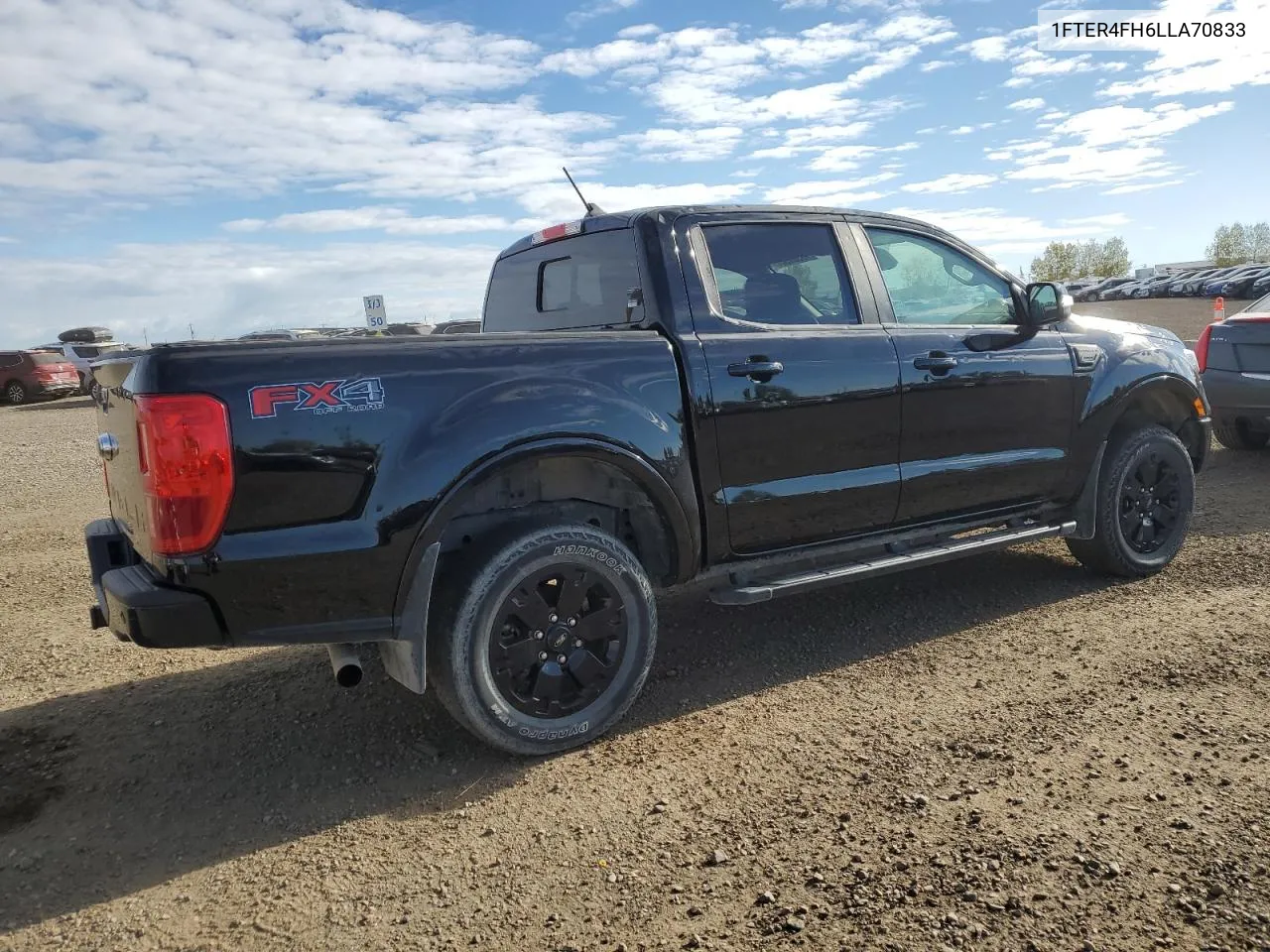 2020 Ford Ranger Xl VIN: 1FTER4FH6LLA70833 Lot: 73361504