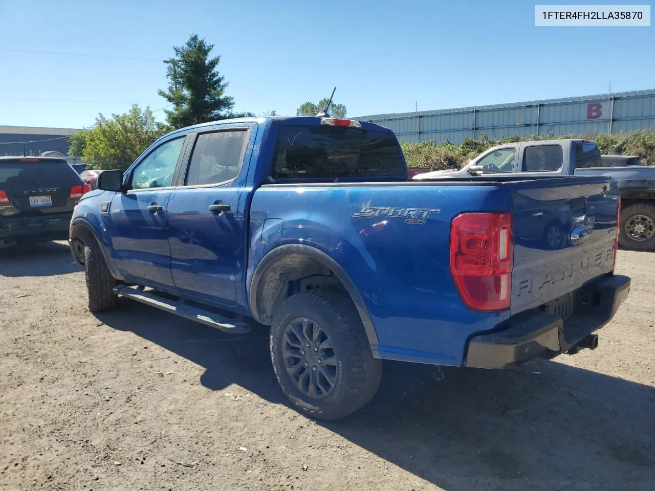 2020 Ford Ranger Xl VIN: 1FTER4FH2LLA35870 Lot: 73658424