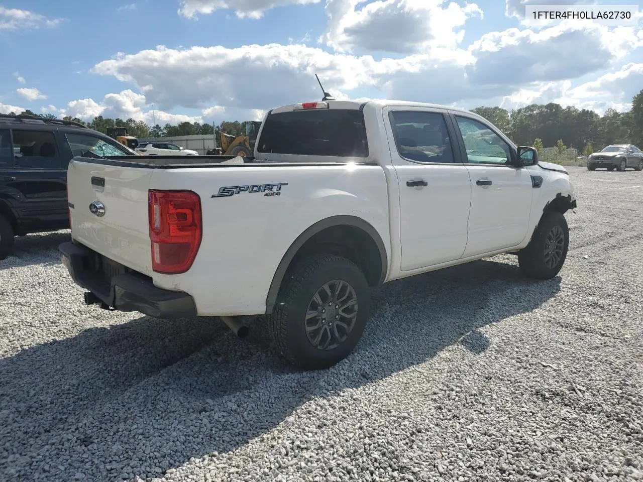 2020 Ford Ranger Xl VIN: 1FTER4FH0LLA62730 Lot: 73934834