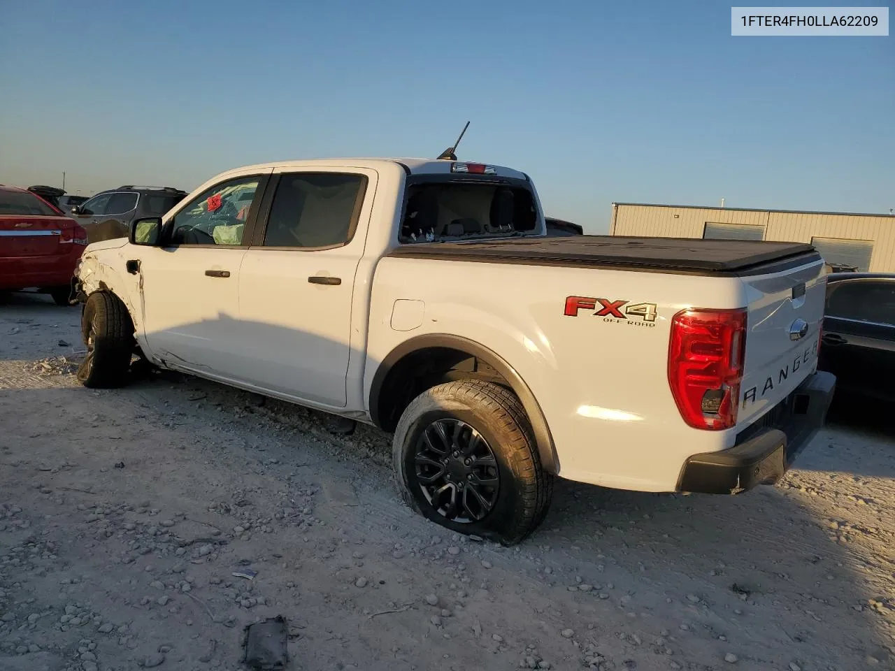 2020 Ford Ranger Xl VIN: 1FTER4FH0LLA62209 Lot: 73994284