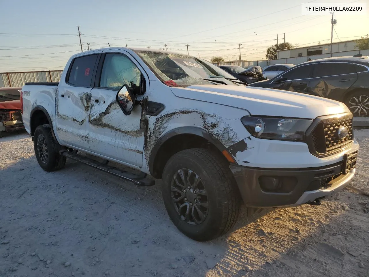 2020 Ford Ranger Xl VIN: 1FTER4FH0LLA62209 Lot: 73994284