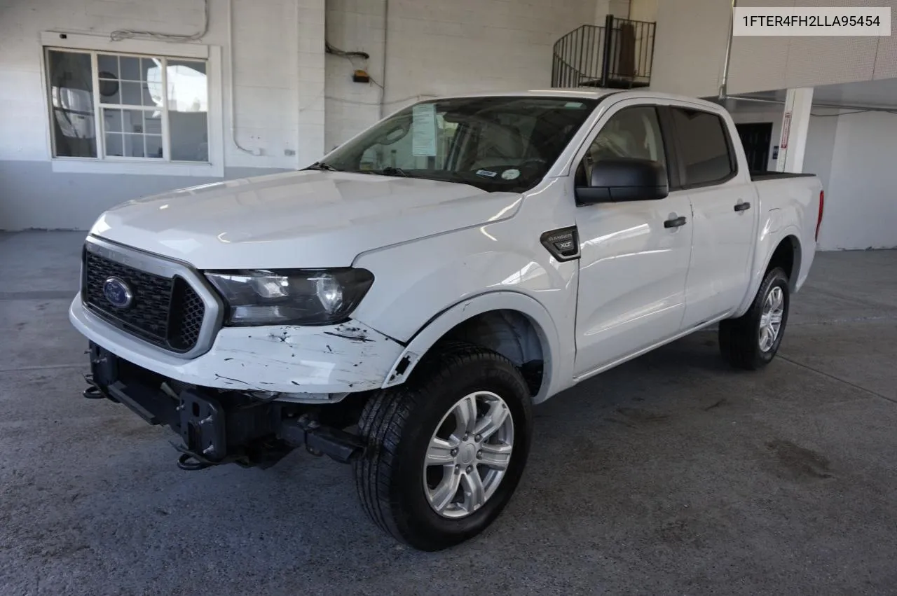 2020 Ford Ranger Xl VIN: 1FTER4FH2LLA95454 Lot: 74312764