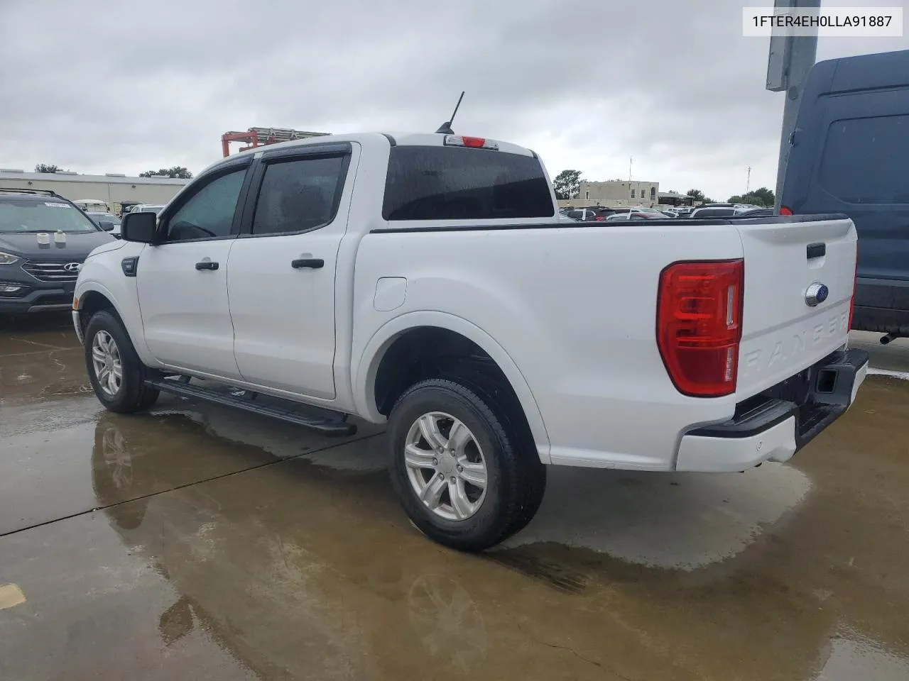 2020 Ford Ranger Xl VIN: 1FTER4EH0LLA91887 Lot: 74421234