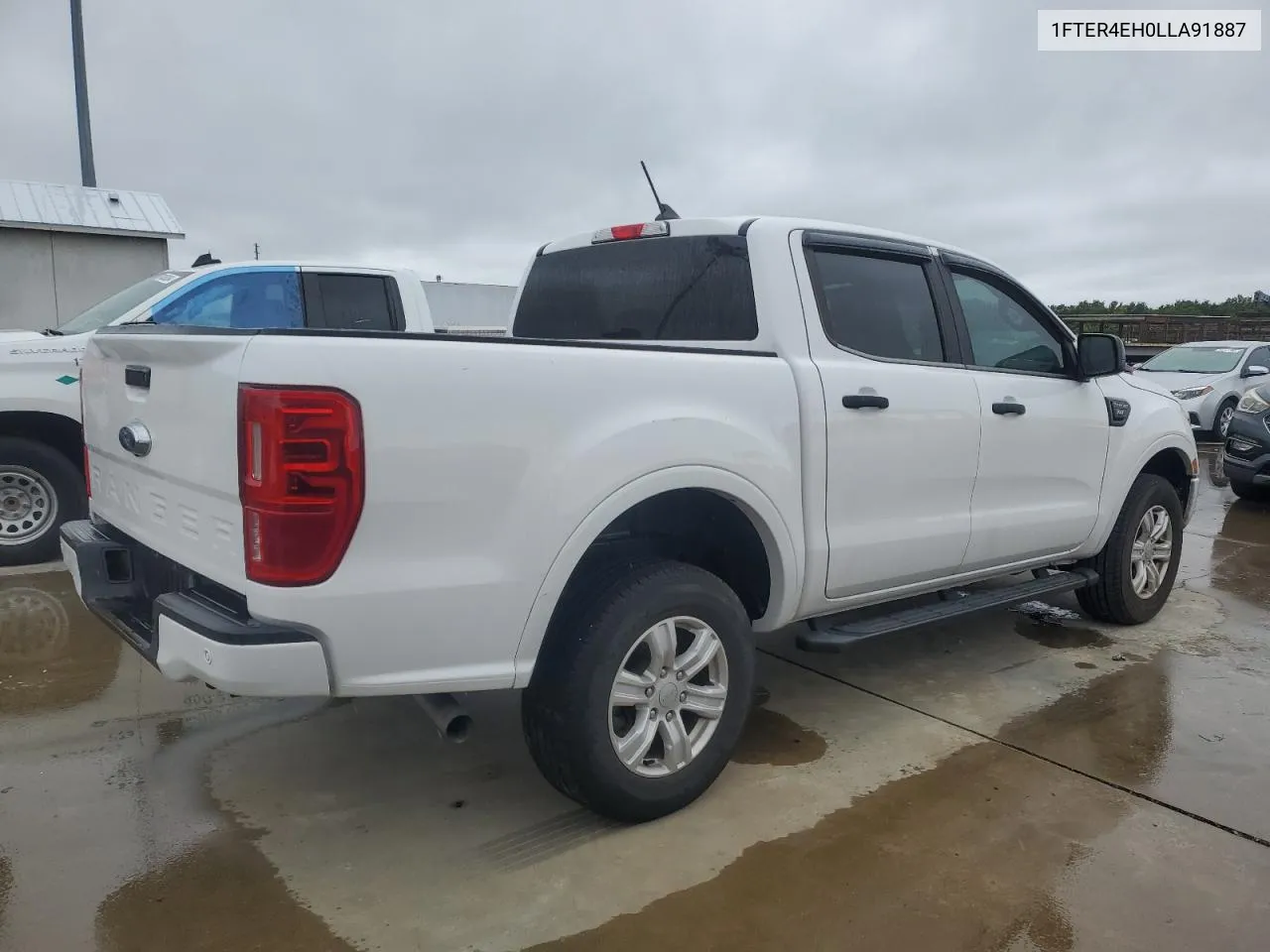 2020 Ford Ranger Xl VIN: 1FTER4EH0LLA91887 Lot: 74421234