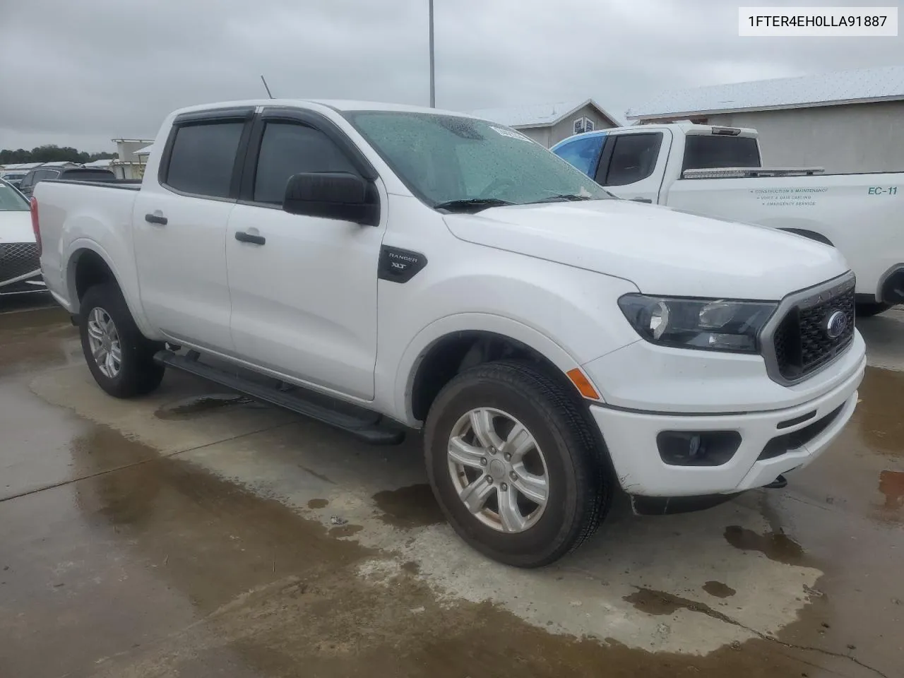 2020 Ford Ranger Xl VIN: 1FTER4EH0LLA91887 Lot: 74421234