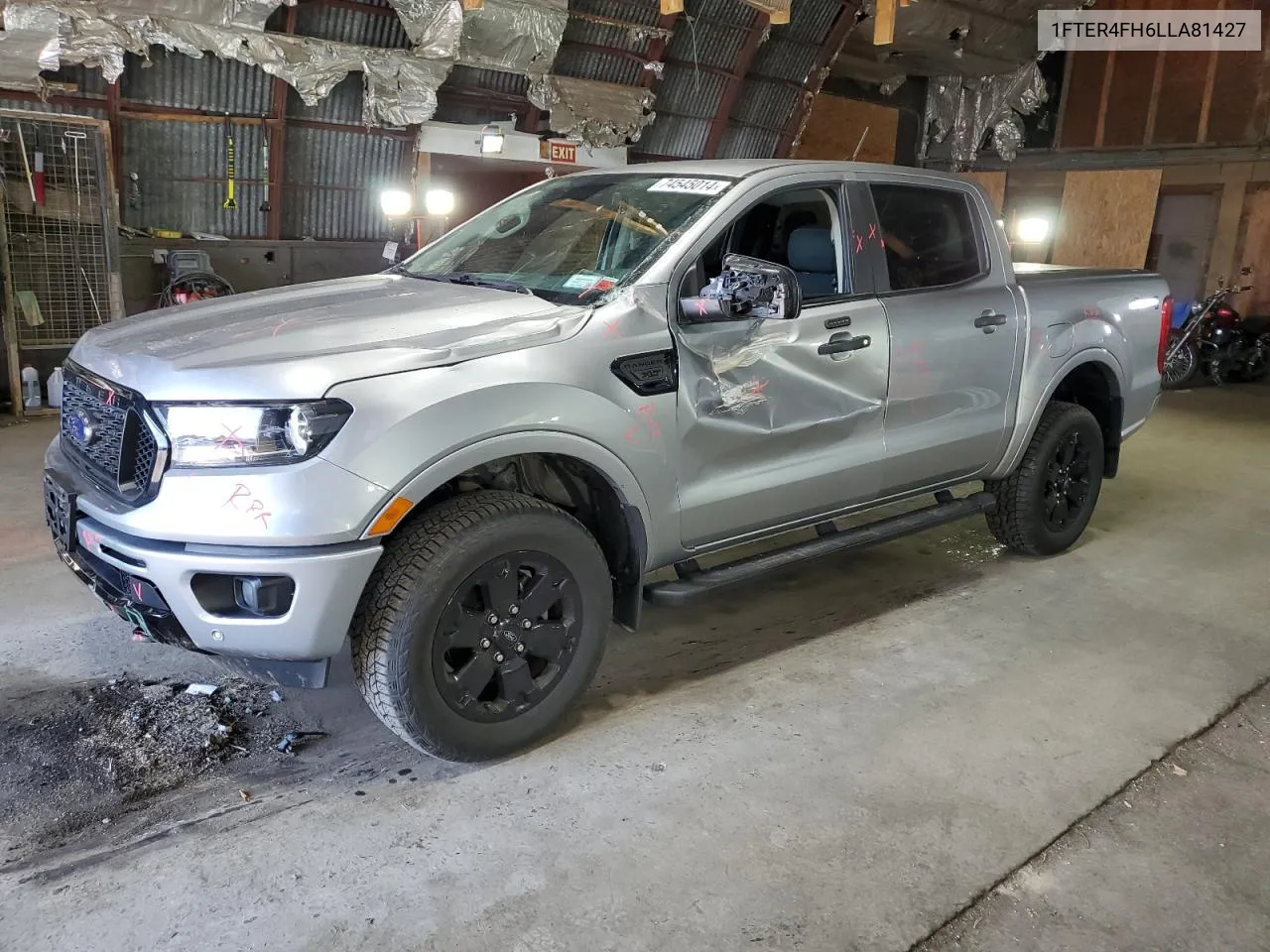 2020 Ford Ranger Xl VIN: 1FTER4FH6LLA81427 Lot: 74545014