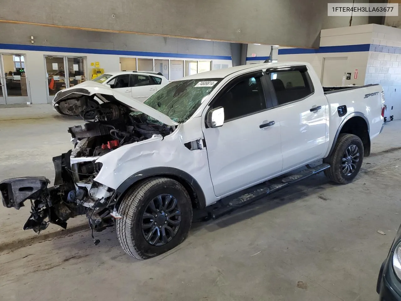 2020 Ford Ranger Xl VIN: 1FTER4EH3LLA63677 Lot: 74689814