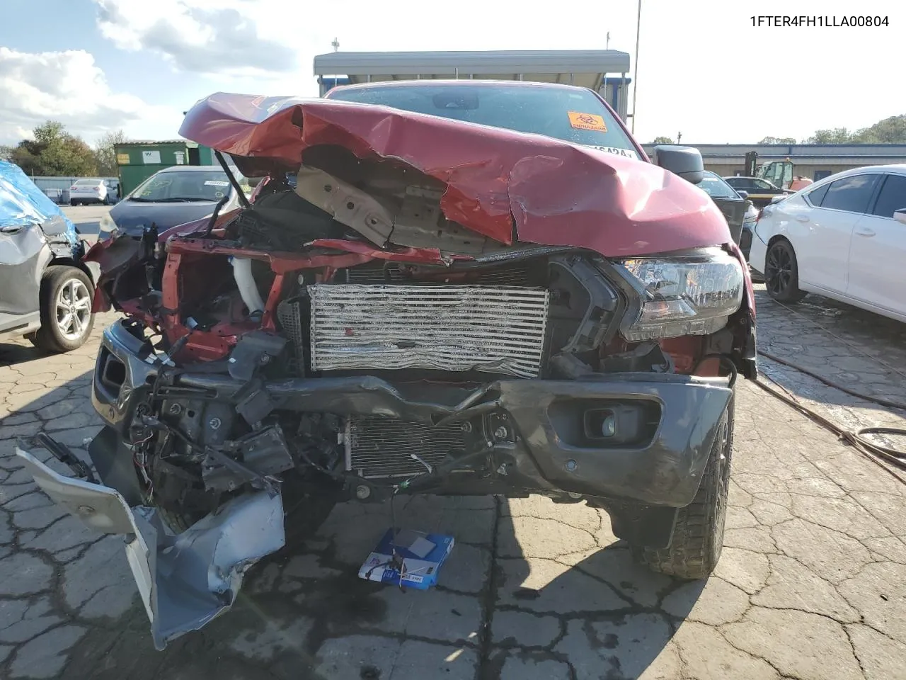 2020 Ford Ranger Xl VIN: 1FTER4FH1LLA00804 Lot: 74816424