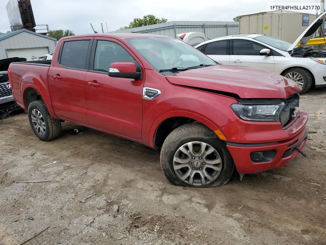 2020 Ford Ranger Xl VIN: 1FTER4FH5LLA21770 Lot: 75022874