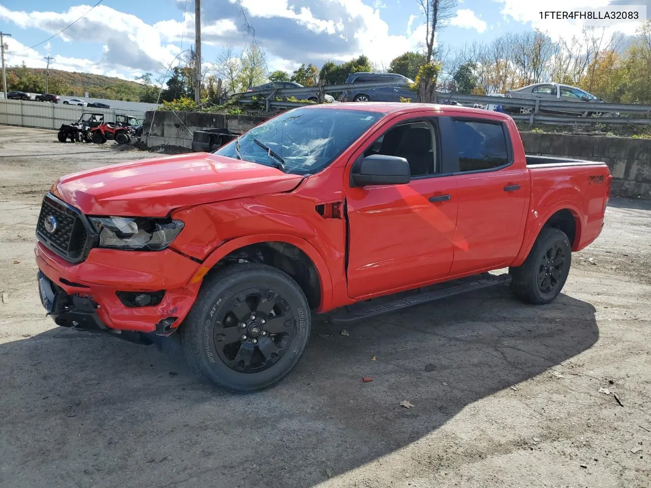 2020 Ford Ranger Xl VIN: 1FTER4FH8LLA32083 Lot: 75225344