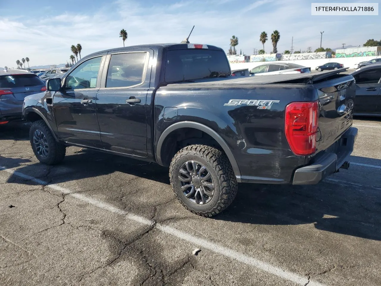 2020 Ford Ranger Xl VIN: 1FTER4FHXLLA71886 Lot: 75539694