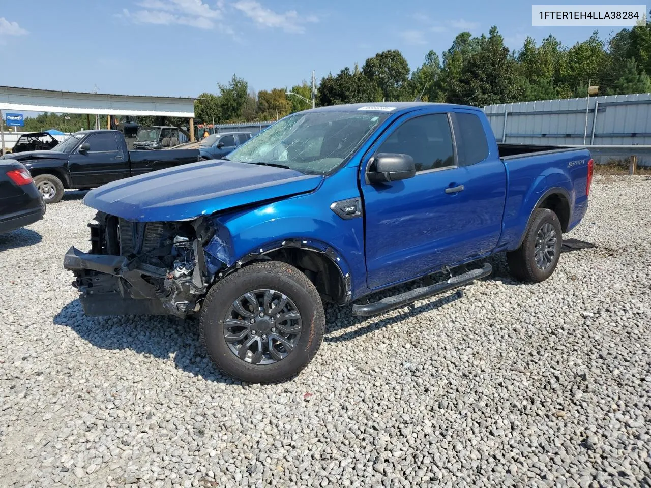 2020 Ford Ranger Xl VIN: 1FTER1EH4LLA38284 Lot: 75850594