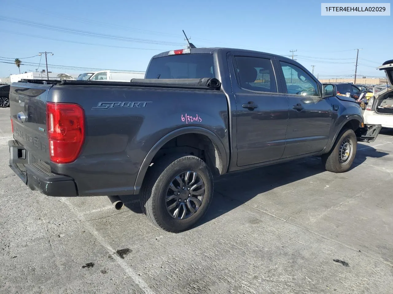 2020 Ford Ranger Xl VIN: 1FTER4EH4LLA02029 Lot: 76676584