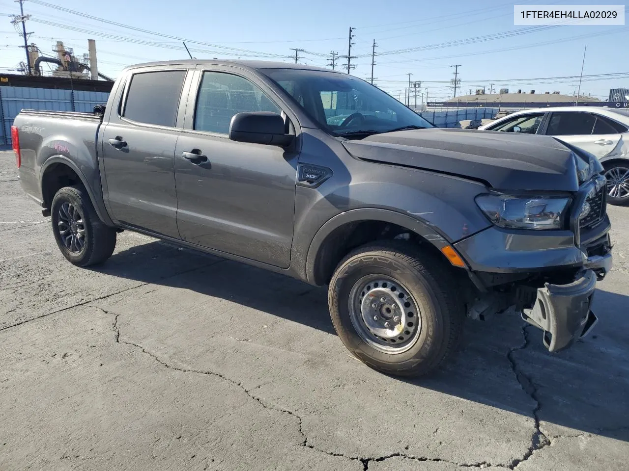 2020 Ford Ranger Xl VIN: 1FTER4EH4LLA02029 Lot: 76676584