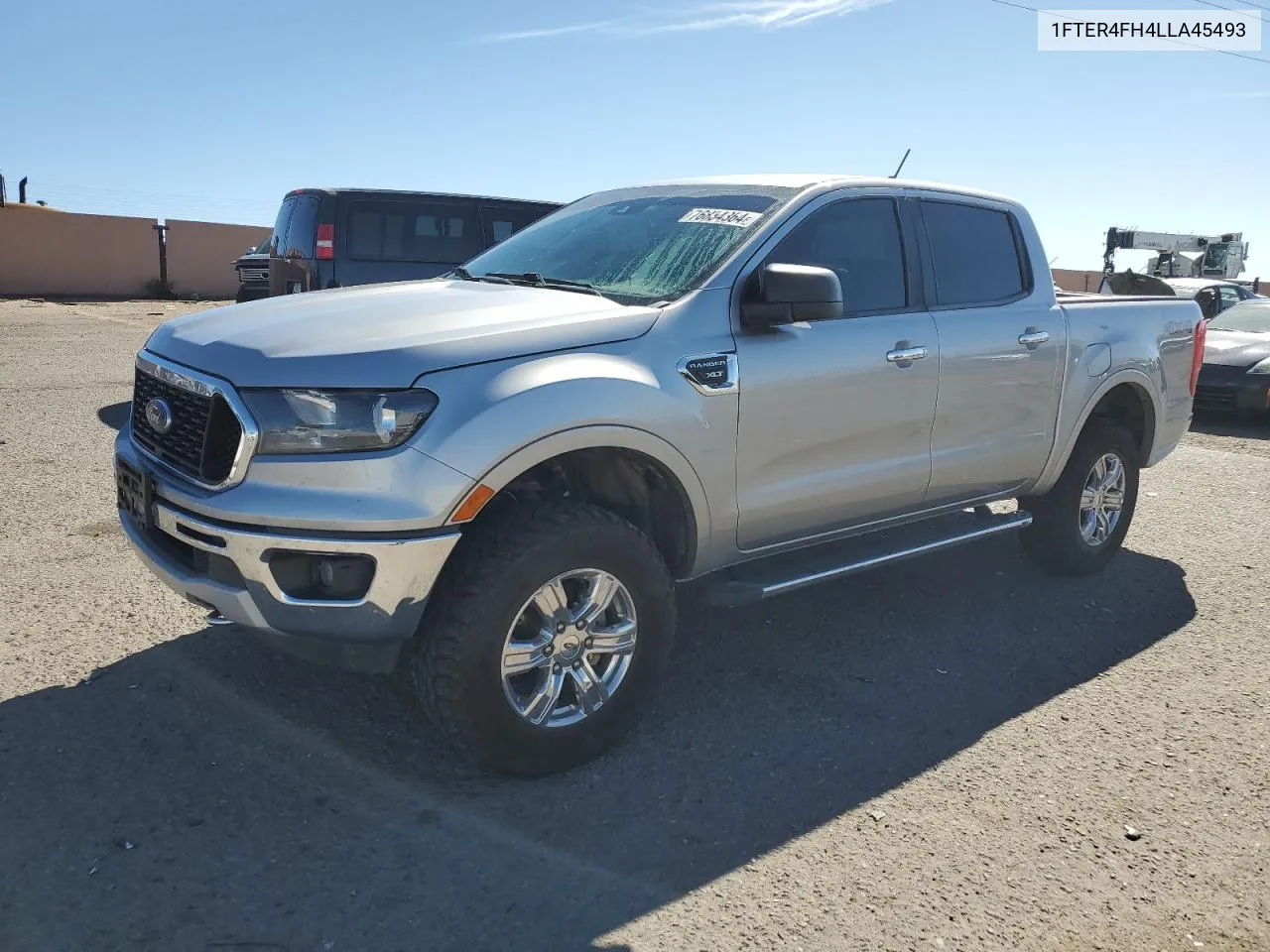 2020 Ford Ranger Xl VIN: 1FTER4FH4LLA45493 Lot: 76834364