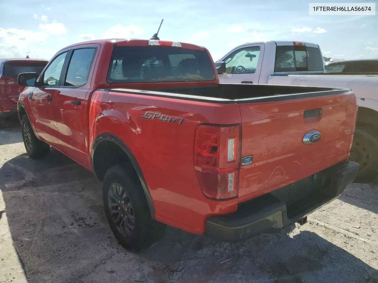 2020 Ford Ranger Xl VIN: 1FTER4EH6LLA56674 Lot: 77425614