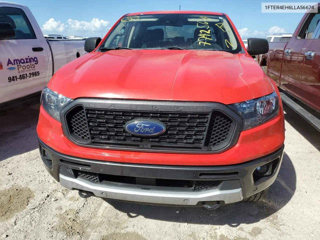 2020 Ford Ranger Xl VIN: 1FTER4EH6LLA56674 Lot: 77425614