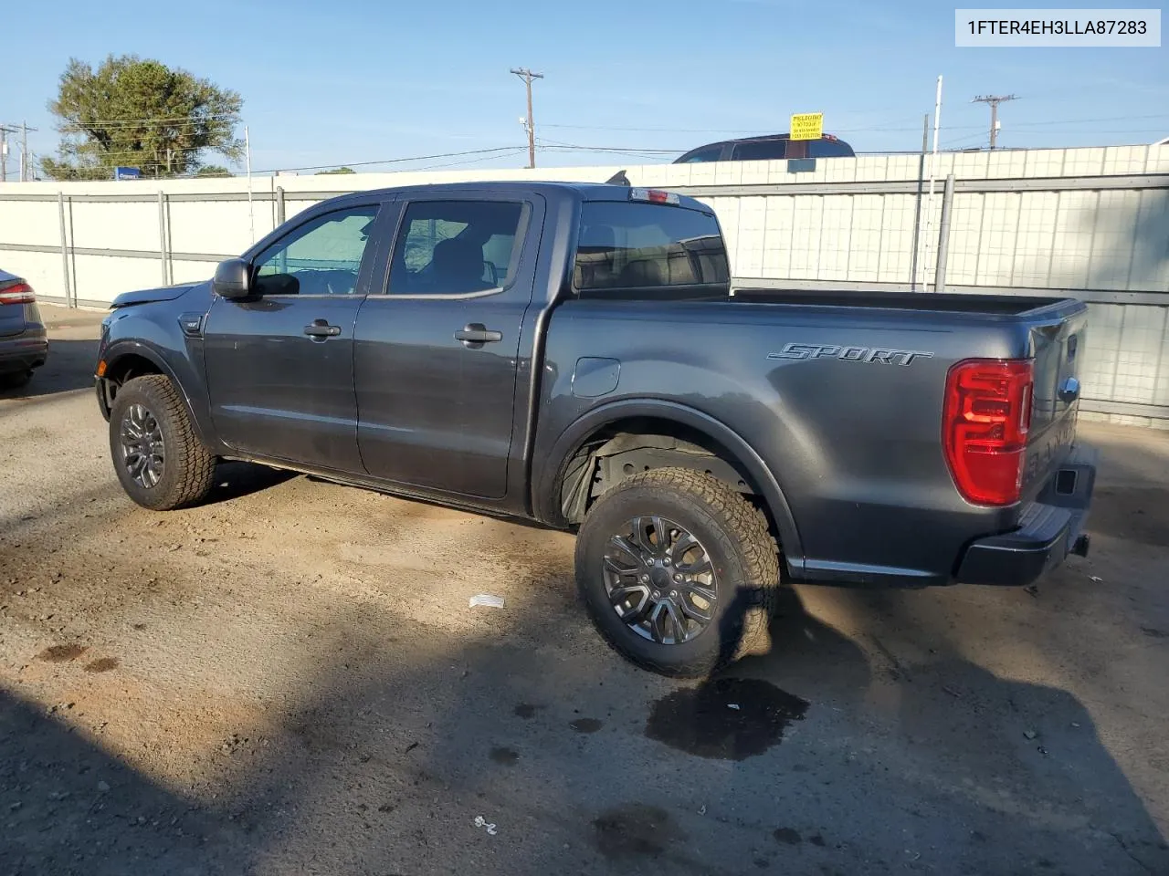 2020 Ford Ranger Xl VIN: 1FTER4EH3LLA87283 Lot: 77911084