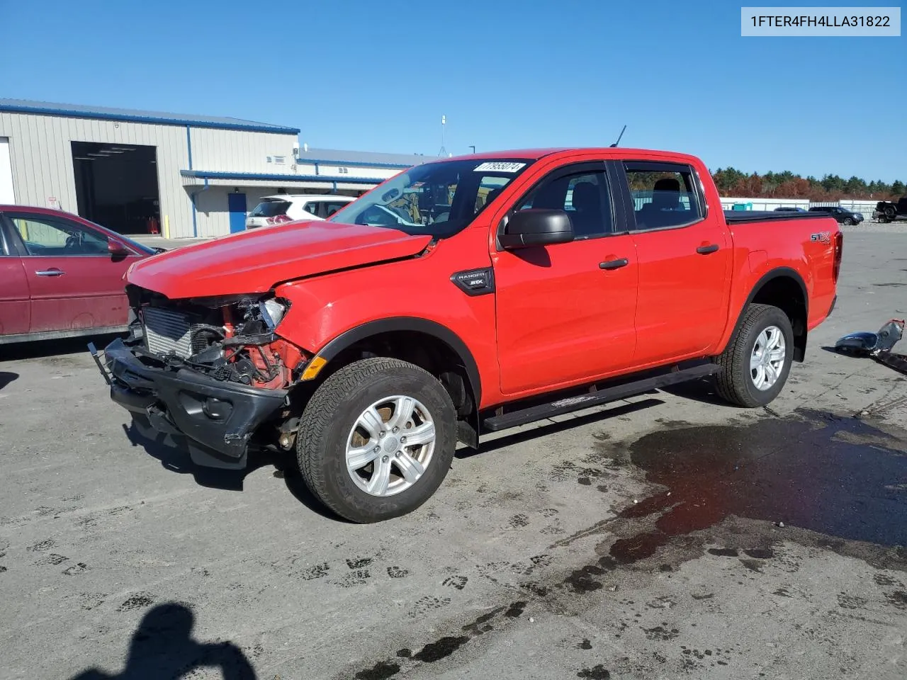 2020 Ford Ranger Xl VIN: 1FTER4FH4LLA31822 Lot: 77955074