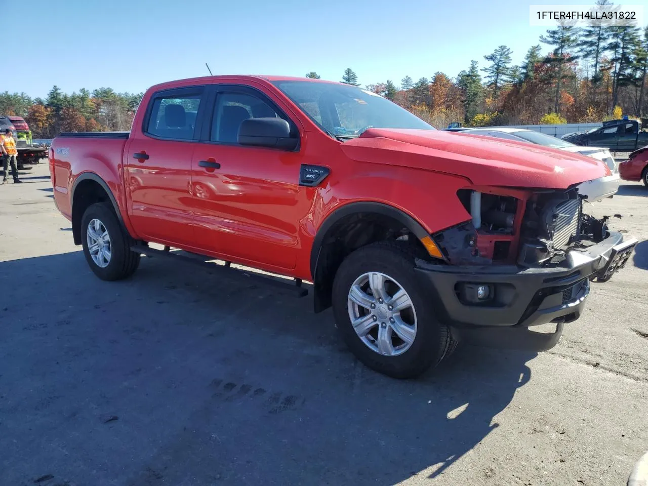 2020 Ford Ranger Xl VIN: 1FTER4FH4LLA31822 Lot: 77955074