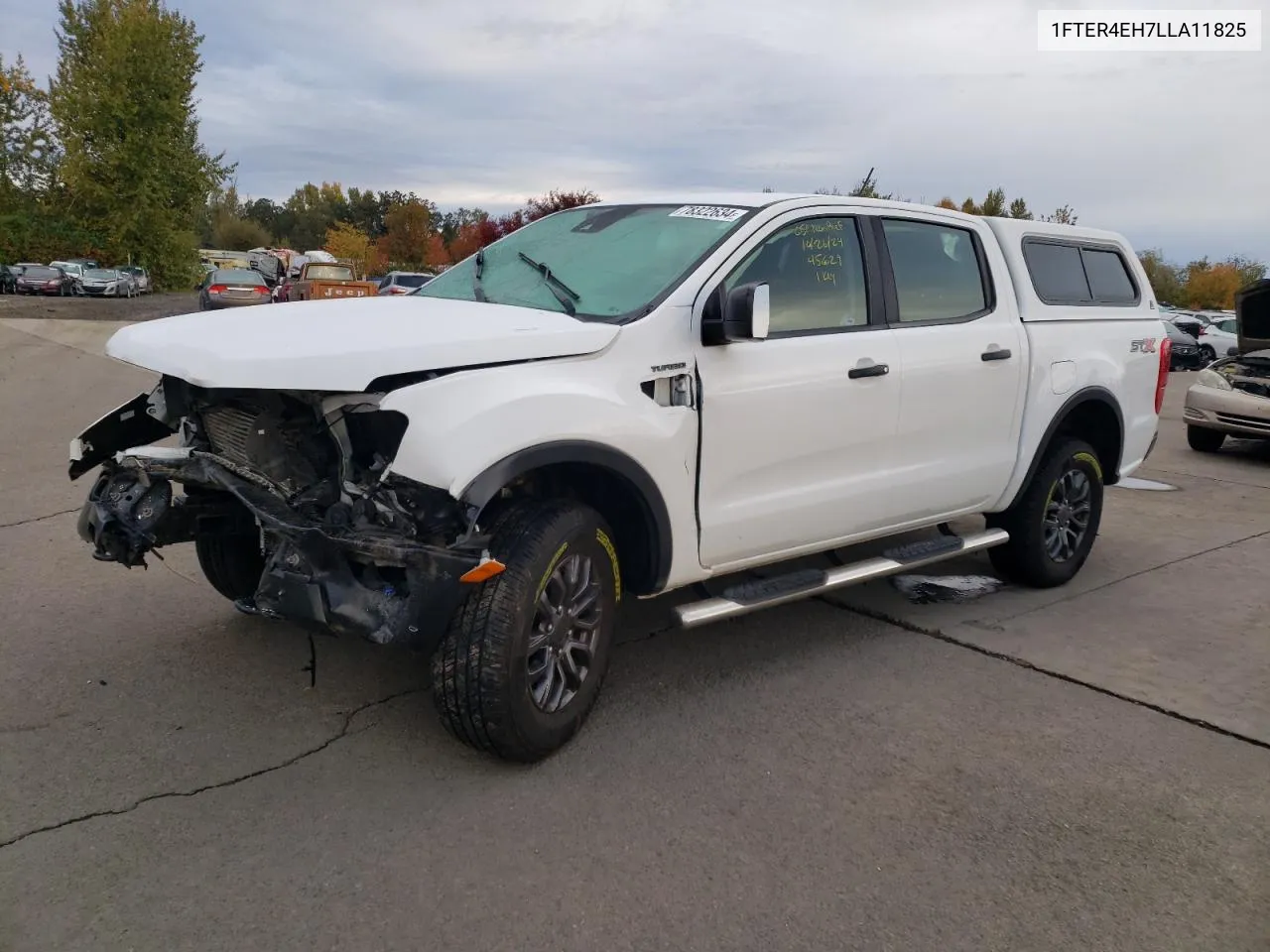 2020 Ford Ranger Xl VIN: 1FTER4EH7LLA11825 Lot: 78322634