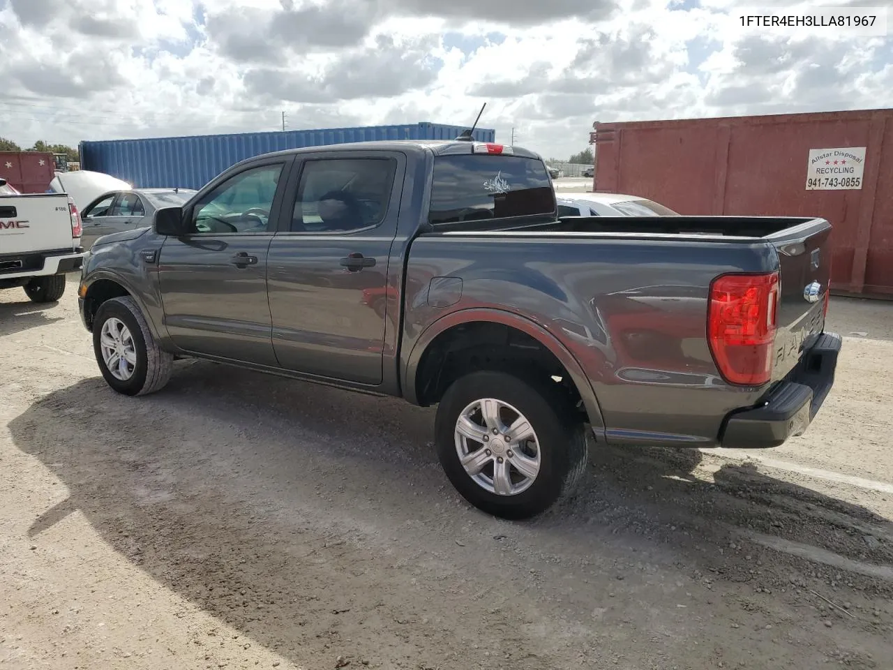 2020 Ford Ranger Xl VIN: 1FTER4EH3LLA81967 Lot: 78722464