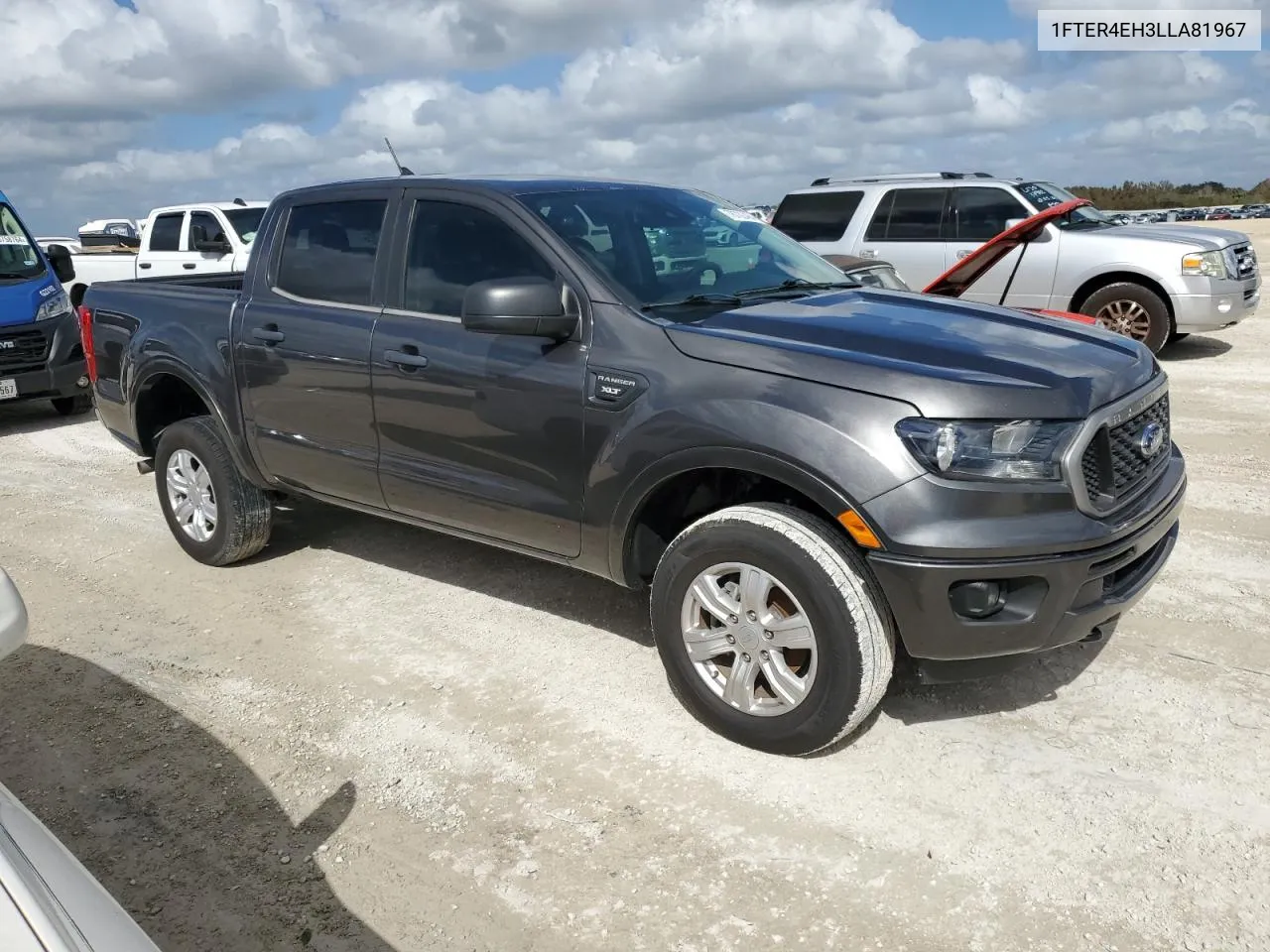 2020 Ford Ranger Xl VIN: 1FTER4EH3LLA81967 Lot: 78722464